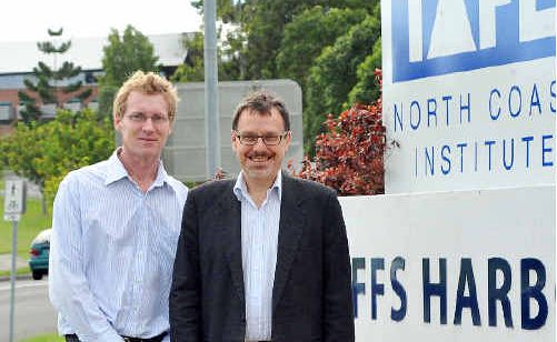 A file image of Greens NSW MP John Kaye (right) with Coffs Harbour City Cr Rodney Degens. Mr Kaye said Nationals MP Andrew Fraser should be ashamed of his vote to privatise the state’s electricity generators. A file image of Greens NSW MP John Kaye (right) with Coffs Harbour City Cr Rodney Degens. Mr Kaye said Nationals MP Andrew Fraser should be ashamed of his vote to privatise the state’s electricity generators.